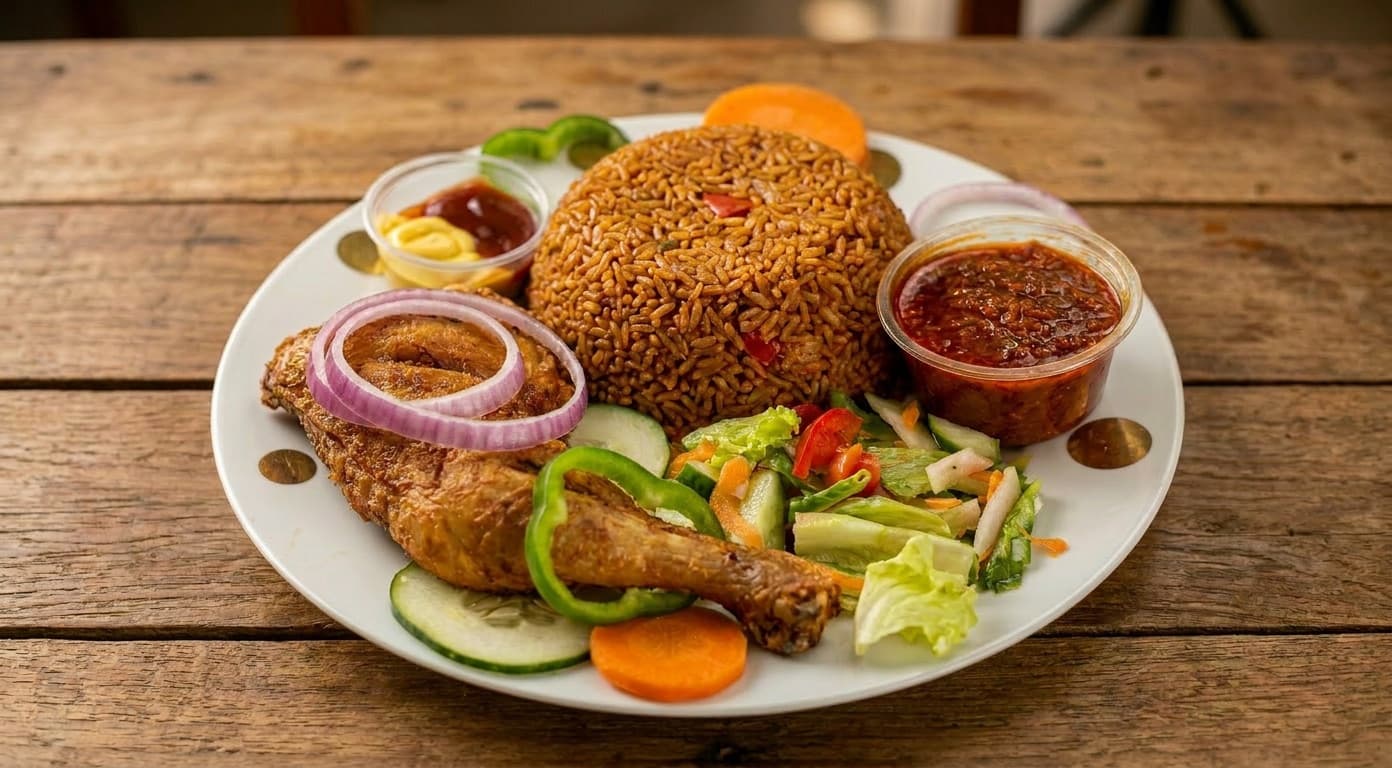 Chicken with Jollof